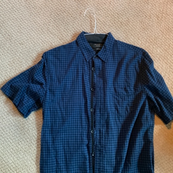 rag and bone Shortsleeved  Button Down - Picture 2 of 4